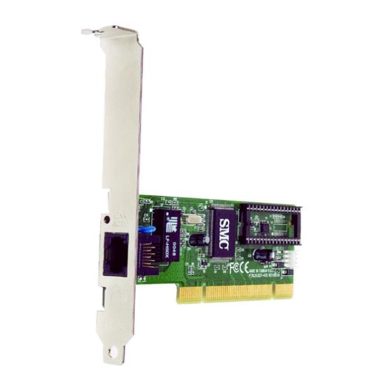 SMC Networks EZ Card 10/100 10/100 Mbps Fast Ethernet PCI Card with Wake-On-LAN SMC1255TX-1 Specifications