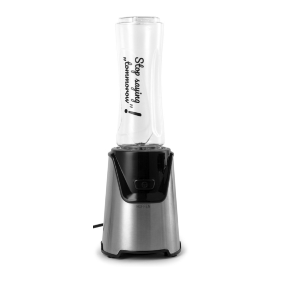 User Manuals: HOFFEN FB-9008 Fitness Blender