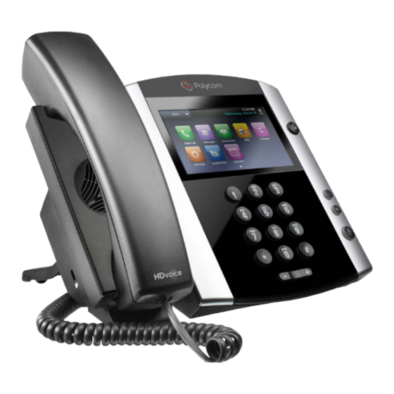 Polycom VVX 501 Manual