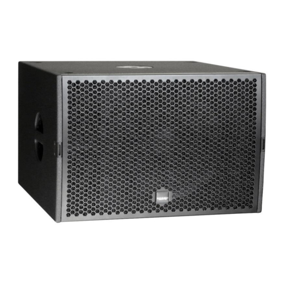User Manuals: Seeburg G Sub 1501 dp Active Subwoofer