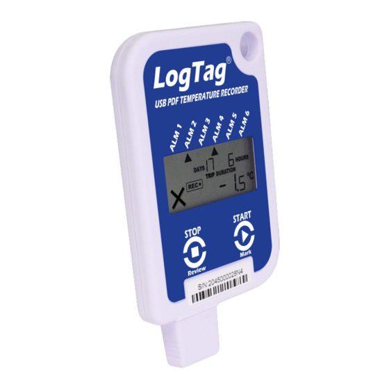 LogTag USRID-16W Product User Manual