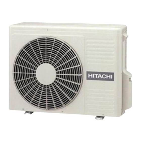 Hitachi RAC-VJ18PHAE Installation Manual