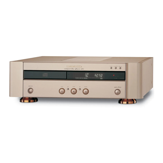 Marantz CD-7 Service Manual
