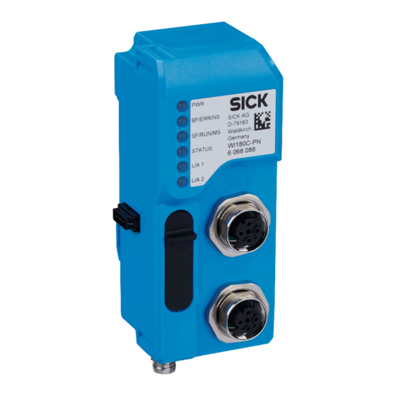 SICK WI180C-PNS01 Operating Instructions Manual