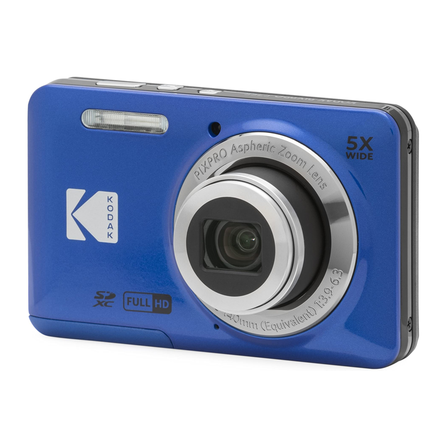 KODAK PIXPRO FZ55 / FZ55-BL / FZ55-RD Manual