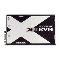 Adder X-KVM Installation And Use Manual