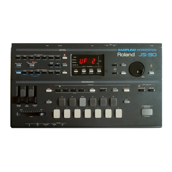 Roland JS-30 Owner's Manual