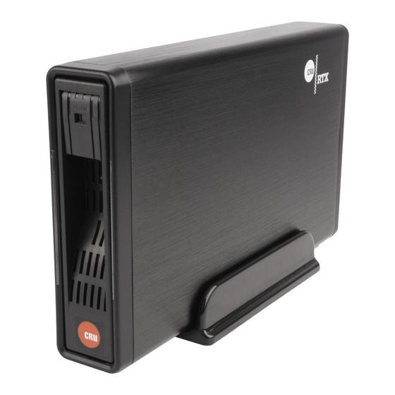 CRU Dataport RTX100-3Q Quick Start Manual