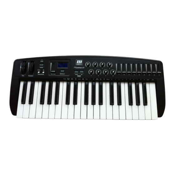 Miditech i2 Control-37  black edition Manual