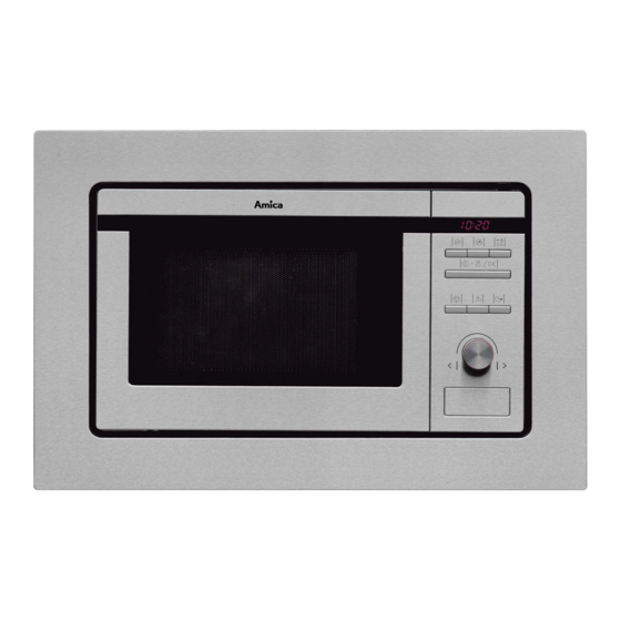 Amica EMW 13180E Installation Manual