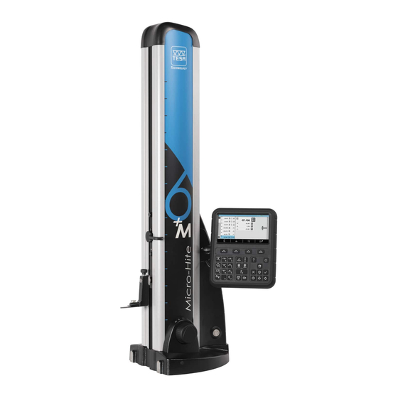 TESA MICRO-HITE 2016 Quickstart Document