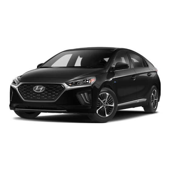 Hyundai IONIQ Plug-in Hybrid Manuals