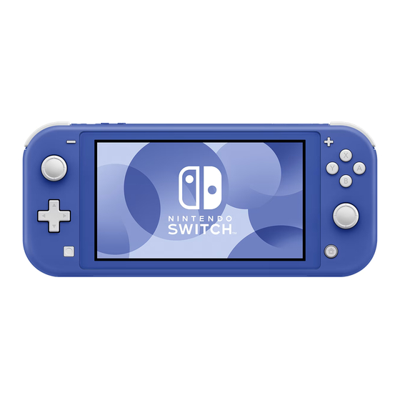 Nintendo Switch Lite Manual