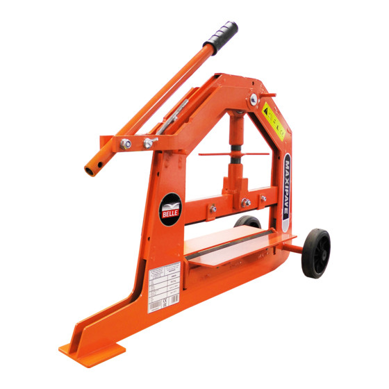 Altrad Belle Maxipave Operator's Manual