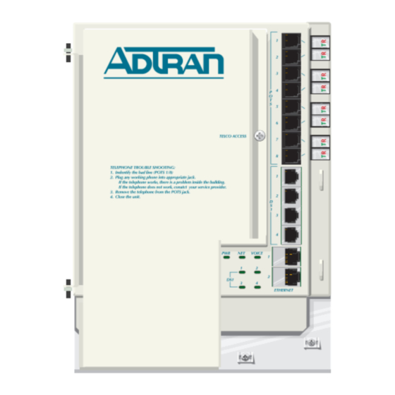 ADTRAN Total Access 372 Installation And Maintenance Manual