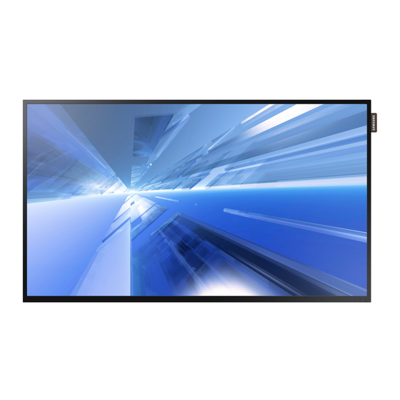 Samsung LH75EDEPLGC/EN User Manual