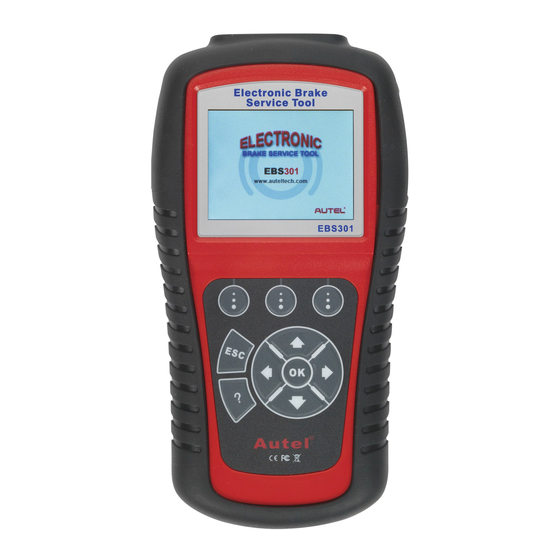 Autel MaxiService EBS301 Manual