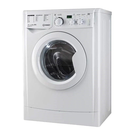Indesit EWSD 61253 Instructions For Use Manual