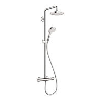 Hans Grohe Croma Select S 180 EcoSmart 27254001 Installation/User Instructions/Warranty