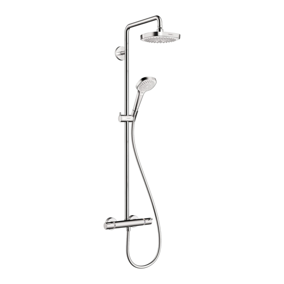 Hans Grohe Croma Select S 180 EcoSmart 27254 1 Series Manuals