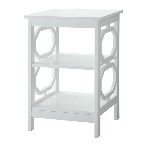 convenience concepts Omega 203210W Assembly Instructions