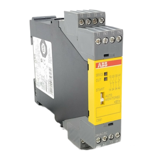 ABB C581 Operating Instructions Manual