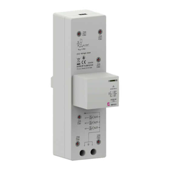 ETI ETITEC ZP T12 300/12,5 3+0 (RC) Installation Instructions