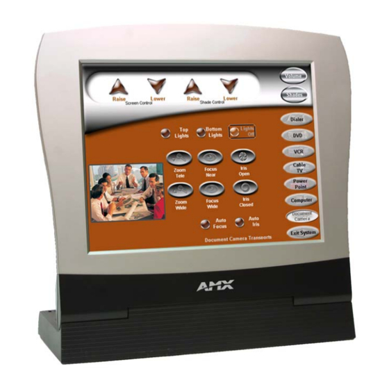 AMX PTM-D15 Platinum Series Instruction Manual