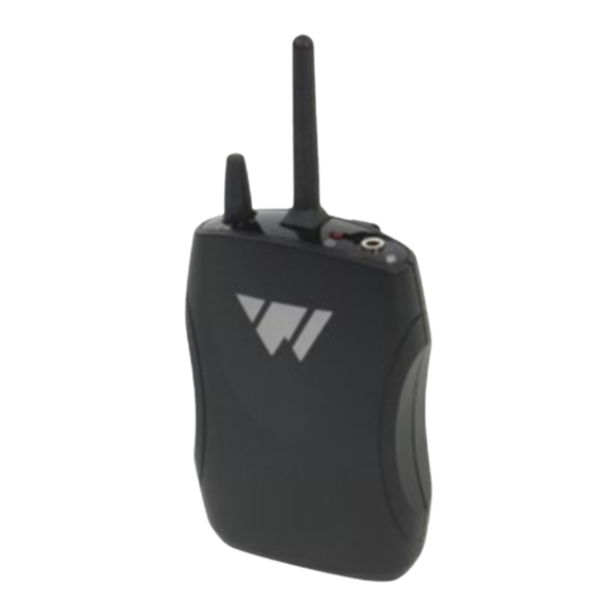 Williams Sound Whisper T863 Instructions For Use & Care