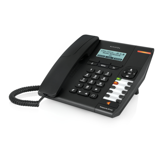 Alcatel Temporis IP150 Quick Start Manual