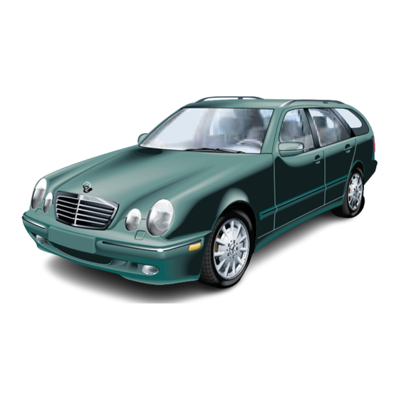 Mercedes-Benz 2002 E -Class Wagon Operator's Manual