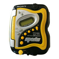Sony WMFS220 - Portable Sports AM/FM Cassette Player Service Manual