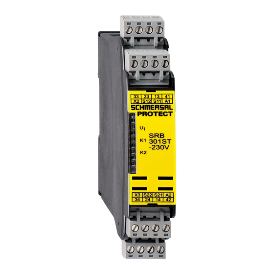 schmersal SRB 301ST-230V Operating Instructions Manual