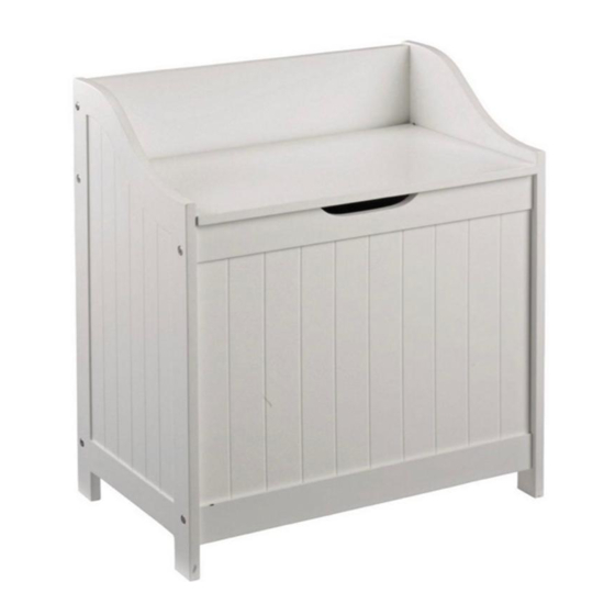 Argos Monk’s Bench Style Linen Bin 832/5299 Assembly Instructions