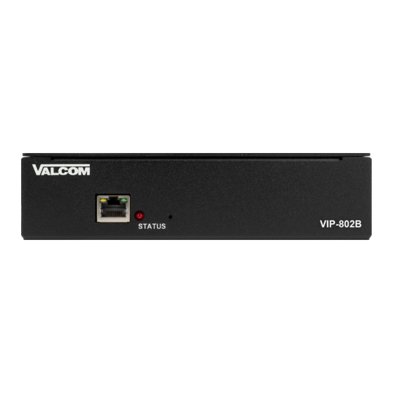 Valcom VIP-802B Manual