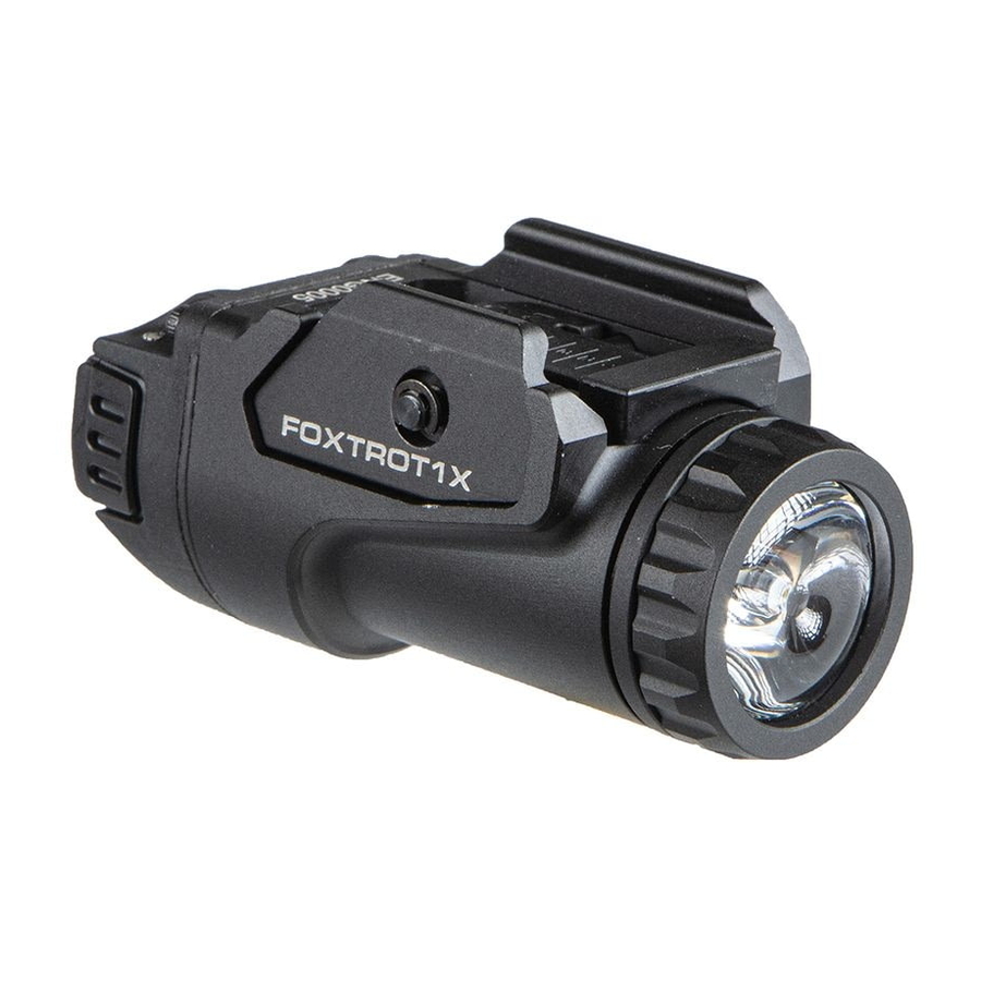 Sig Sauer ELECTRO-OPTICS FOXTROT1X Operator's Manual