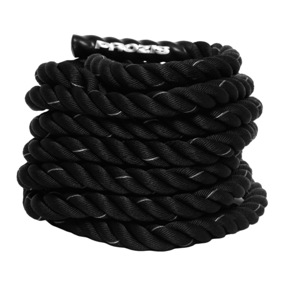 PROZIS Battle Rope User Manual