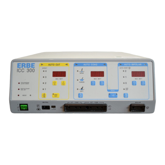 Erbe ERBOTOM ICC 300 Instruction Manual