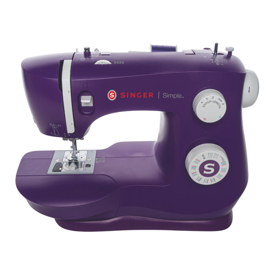 Singer Simple 3337 Manual