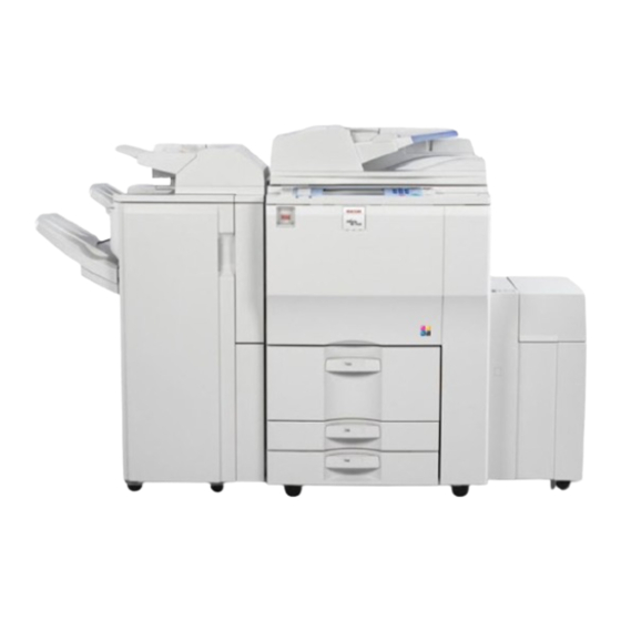 Ricoh Aficio MP 5500 S/P Operating Instructions Manual