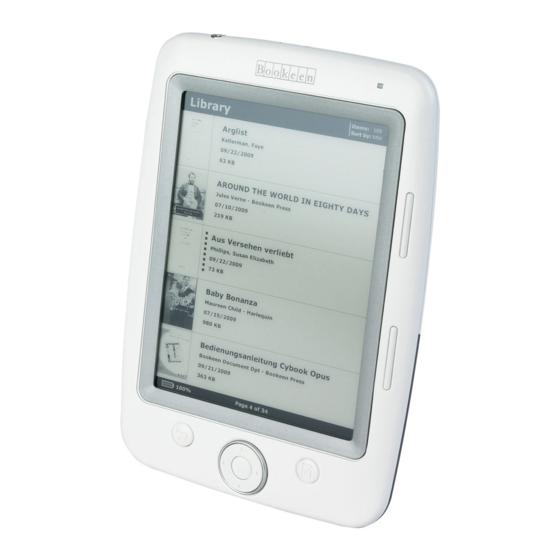 Bookeen Cybook Opus User Manual