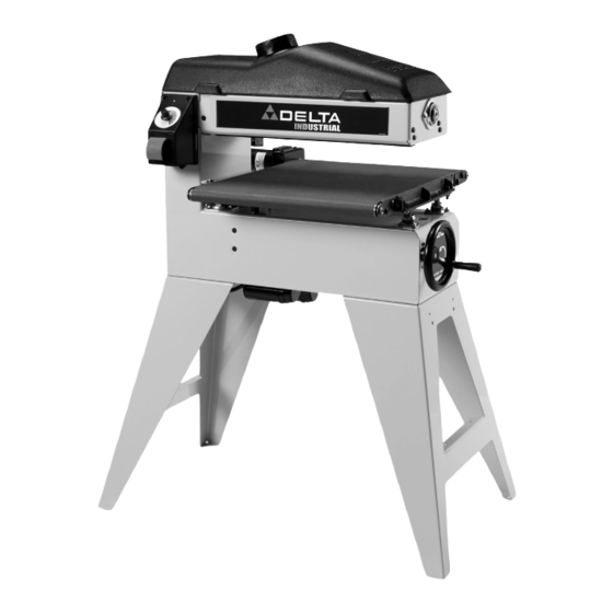 Delta x deals drum sander