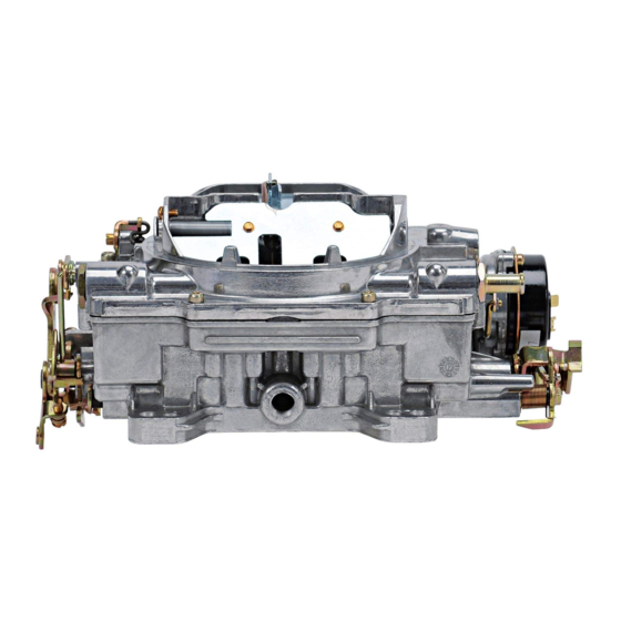 EDELBROCK 1903 INSTALLATION INSTRUCTIONS Pdf Download ManualsLib