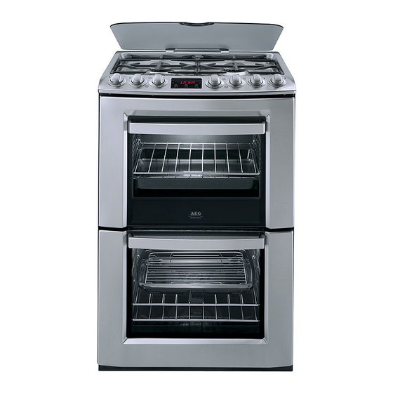 AEG ELECTROLUX D77000GF INSTALLATION AND OPERATING INSTRUCTIONS MANUAL