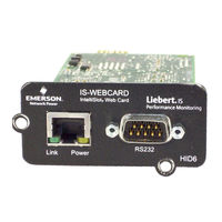 Карта liebert intellislot relay card