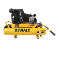 DeWalt Contractor's Electric Wheeled Portable Air Compressor D55170 Instruction Manual