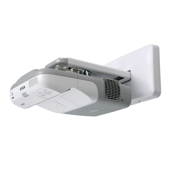 EPSON BRIGHTLINK 455WI USER MANUAL Pdf Download ManualsLib