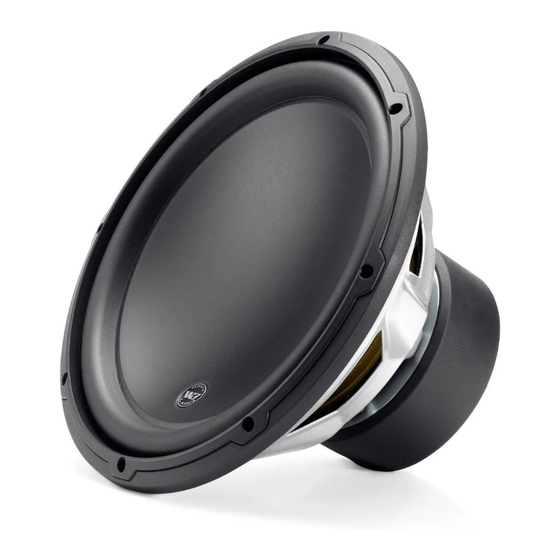 JL AUDIO 12W3 OWNER'S MANUAL Pdf Download | ManualsLib