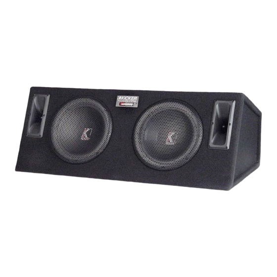 KICKER SS1000 INSTALLATION INSTRUCTIONS Pdf Download ManualsLib