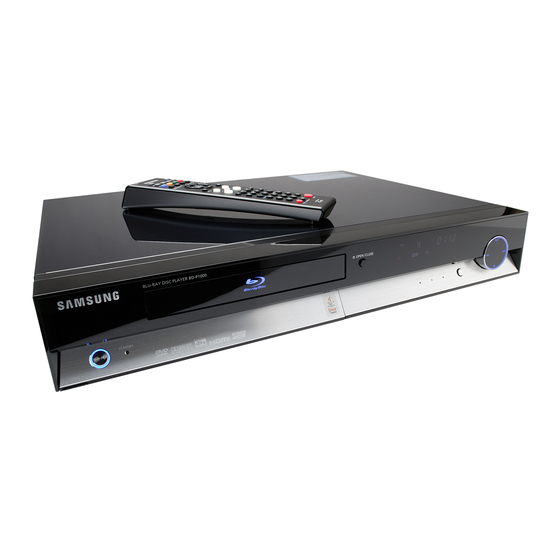 SAMSUNG BLU-RAY PLAYER USER MANUAL Pdf Download | ManualsLib